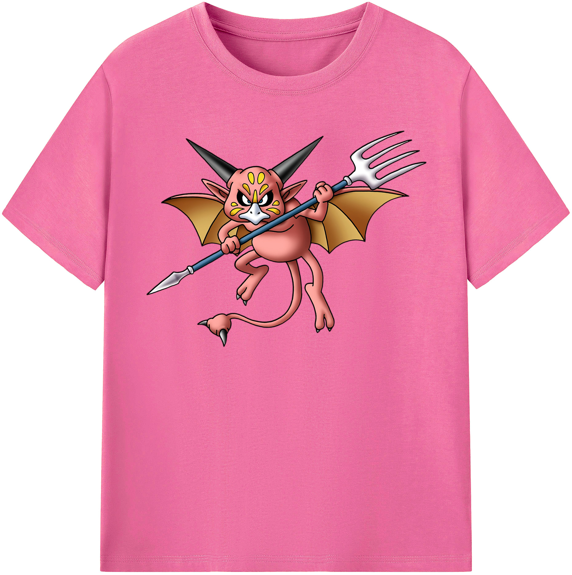 （画像用） ドラゴンクエスト Doragon Kuesuto Dragon Quest レディースカジュアルプリントTシャツ（綿100％）